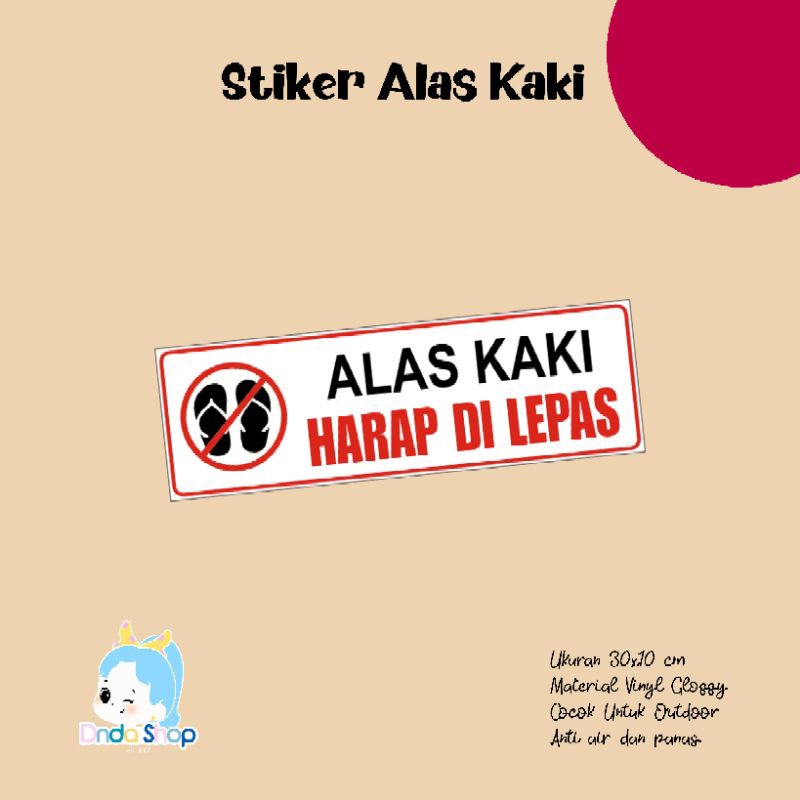 

Stiker Alas Kaki Harap Dilepas