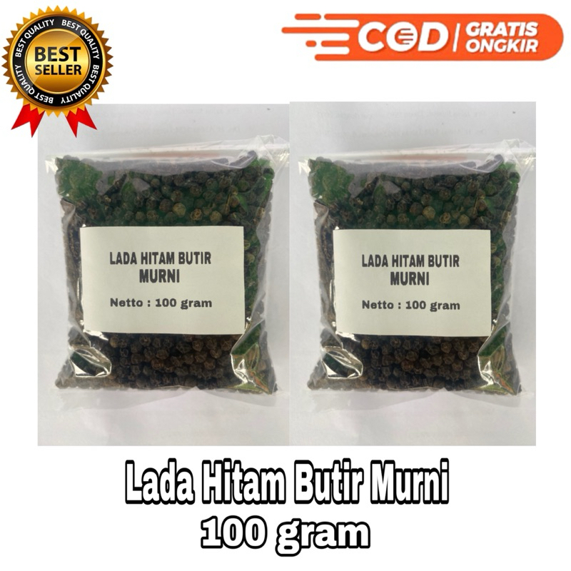 

Lada hitam biji 100 gram || Lada hitam butir kualitas premium