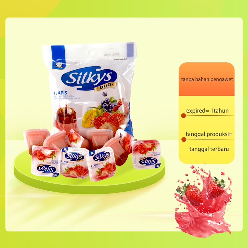 

Puding Mangga Stroberi Jelly Blueberry Rasa Buah 40pcs