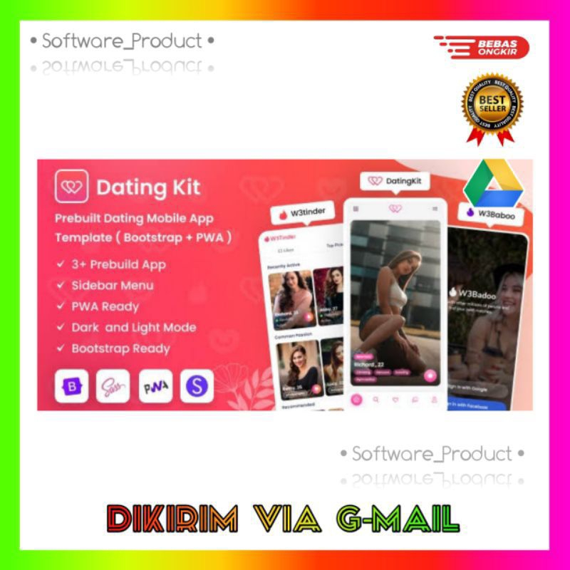 DatingKit - Dating Mobile App Template PWA HTML Bootstrap - Template HTML