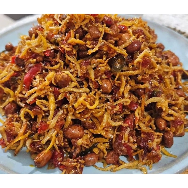 

sambel goreng teri kacang medan pedas