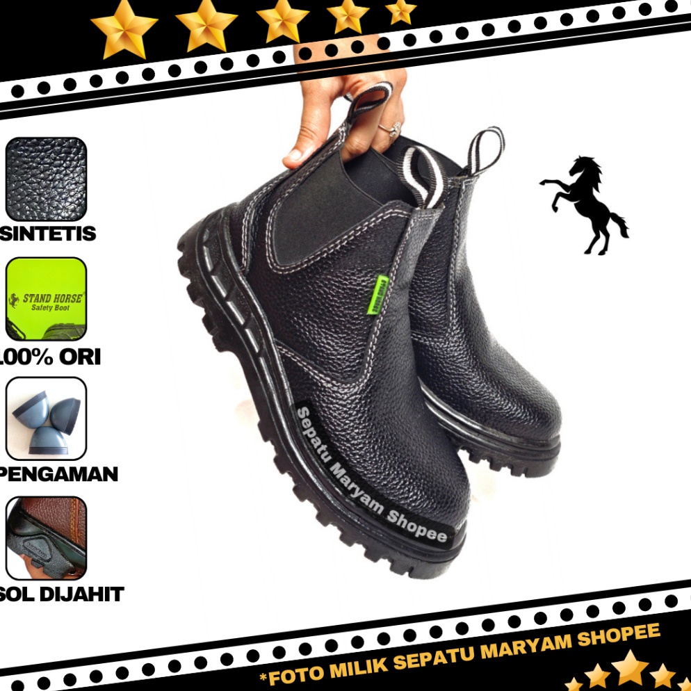 Hot Sale Safety Shoes Ori Ujung Besi Sepatu Septi Pria Untuk Kerja Proyek Lapangan Sepatu Pria Safet
