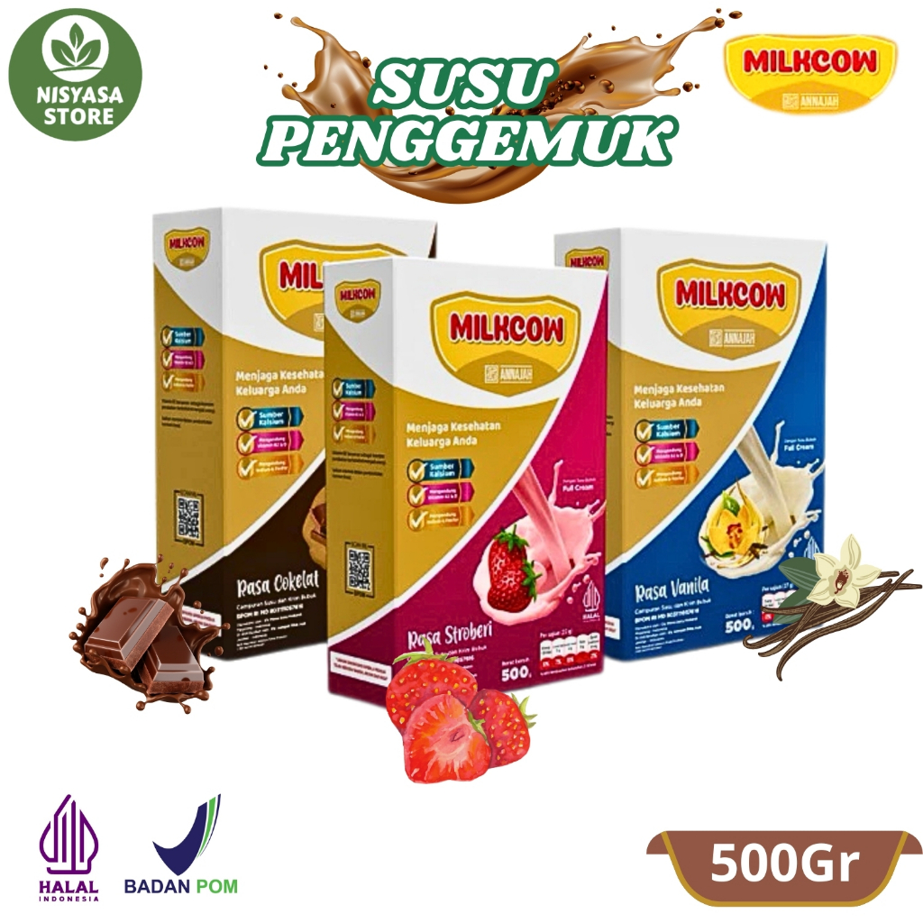 

Milkcow Susu Penggemuk 500gram Weight Gain Fullcream Milk Penambah Nafsu Makan