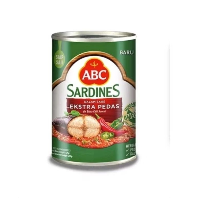 

ABC Sarden Saus Extra PEDAS 425 gr