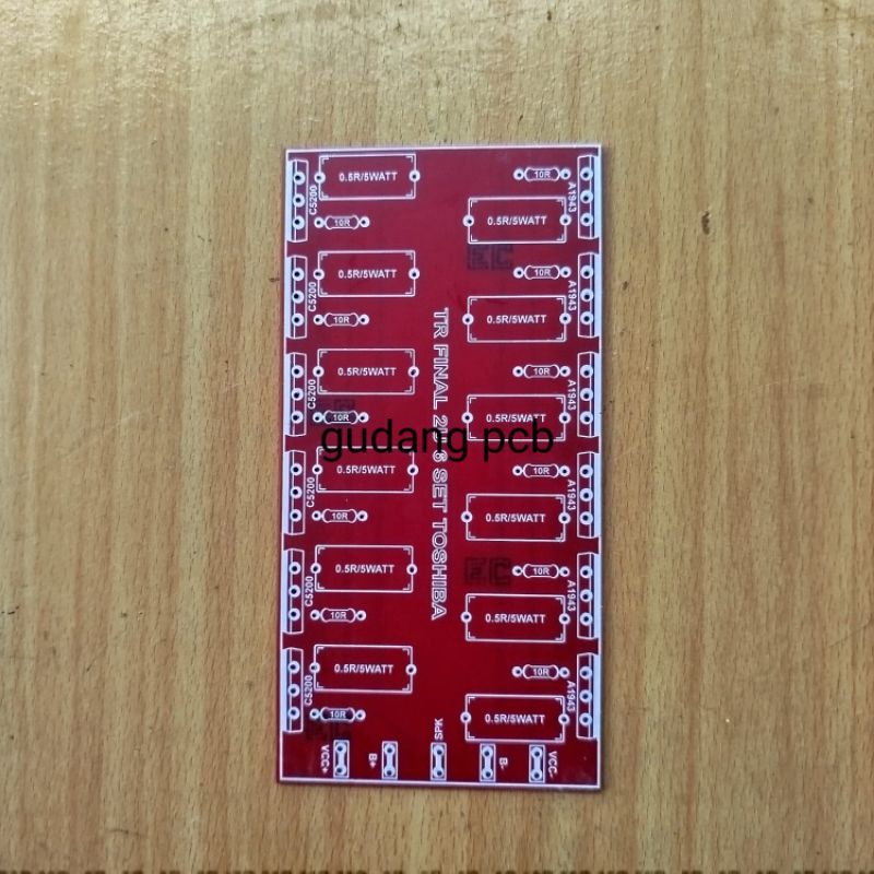 PCB toshiba 6 set 2u pcb transistor final line final