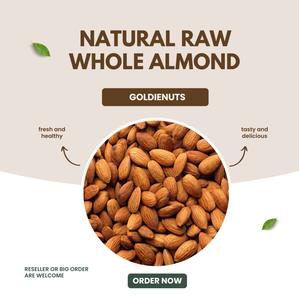 

Kacang Almond Raw Nut Mentah 1 kg