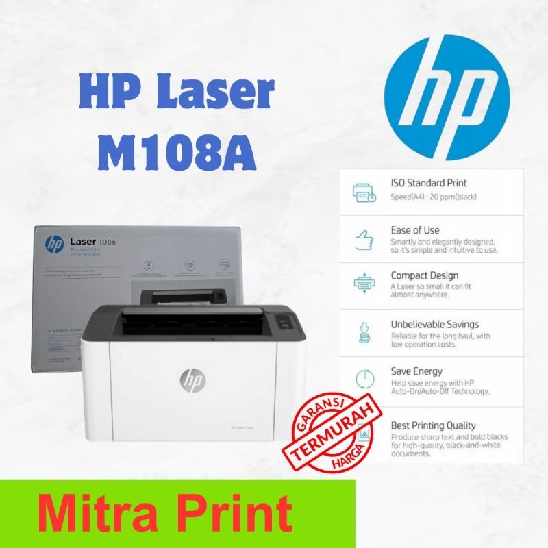 Printer HP Laser 108A Mono Laser