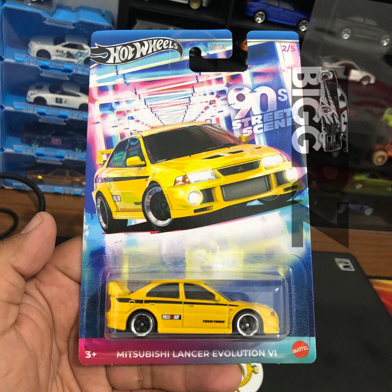 Hot Wheels Mitsubishi Lancer Evolution VI 90s Series Hotwheels