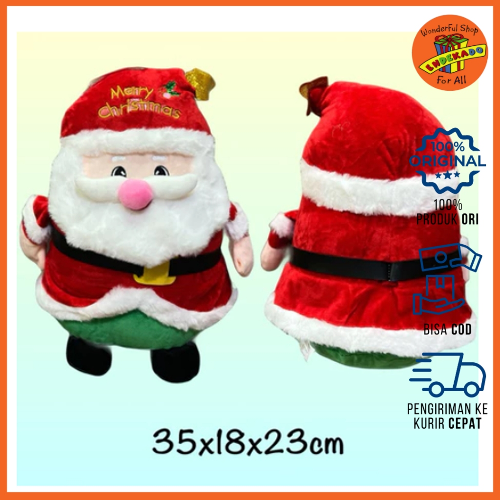 Boneka Santa Gembul / Boneka Natal / Santa Claus / Aksesoris Natal
