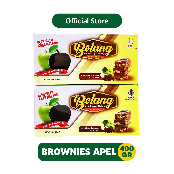 

Brownies Apel Panggang 400gr | Oleh Oleh Khas Batu Malang - 158005
