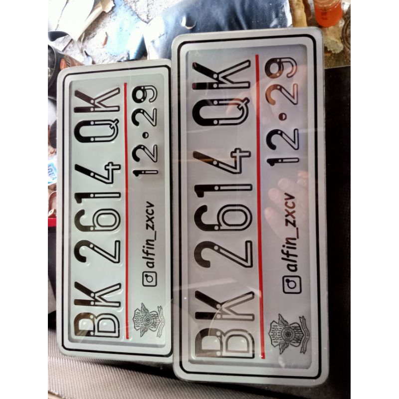 VARIASI AKRILIK PLAT NOMER MOTOR