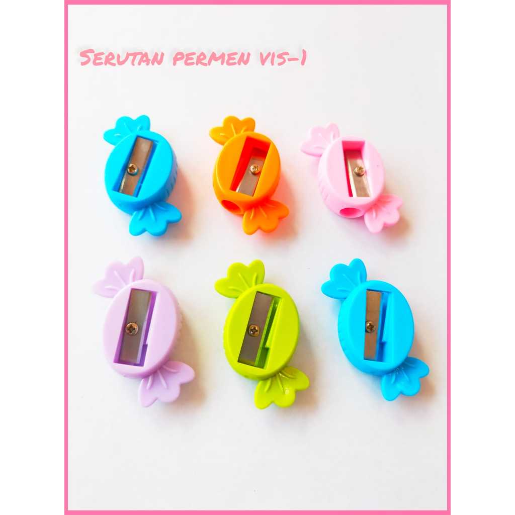 

V2_Serutan Permen /Candy VIS-1/ rautan penyerut/Rautan Lucu/Rautan Candy