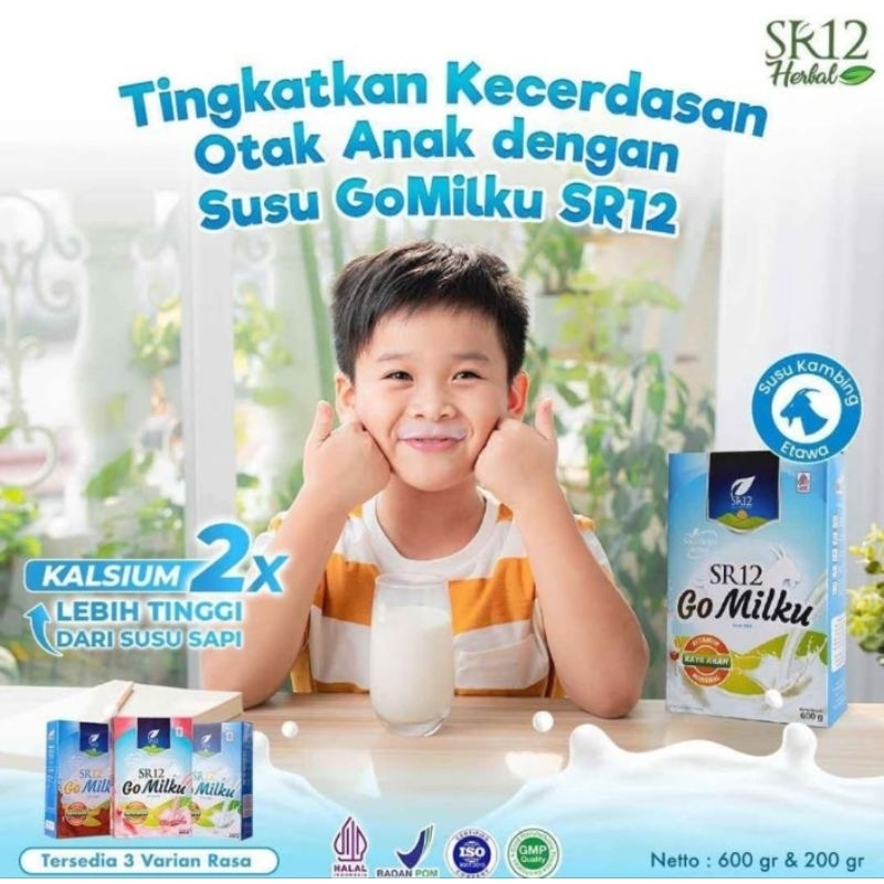 

Gomilku Susu Etawa Susu Kambing SR12 200Gr