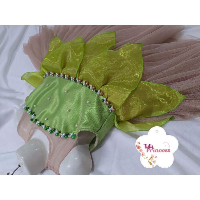 dress TINKERBELL baju pesta ulang tahun anak costum kondangan tedak sinten lebaran photoshoot