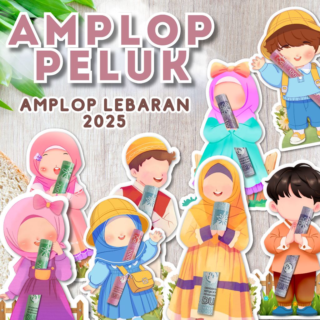 

AMPLOP PELUK LUCU Amplop Lebaran 2025 Idul Fitri