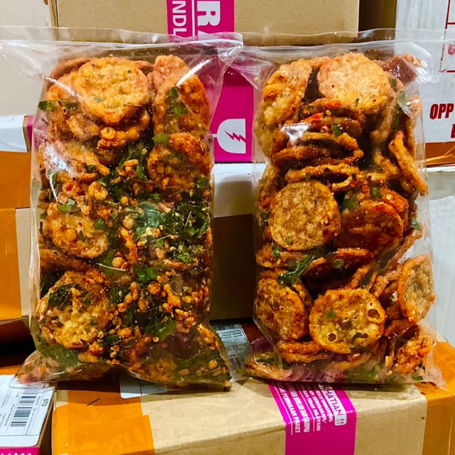 keripik tempe janda bandung pedas daun jeruk 1kg.