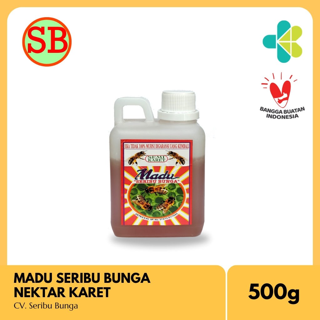 

Madu Murni Karet Raw Honey Jerigen 500 gr Madu Asli Berkualitas Seribu Bunga