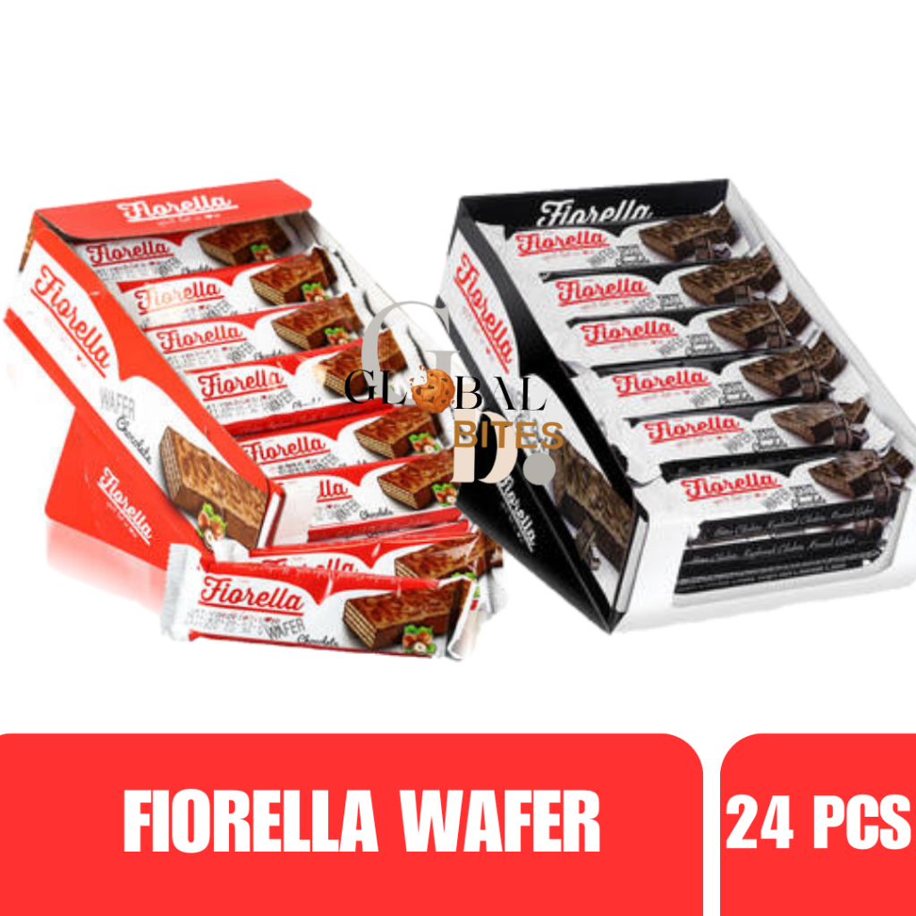 

Fiorela Chocolate Wafer 40g*24pcs Coklat Wafer Turki