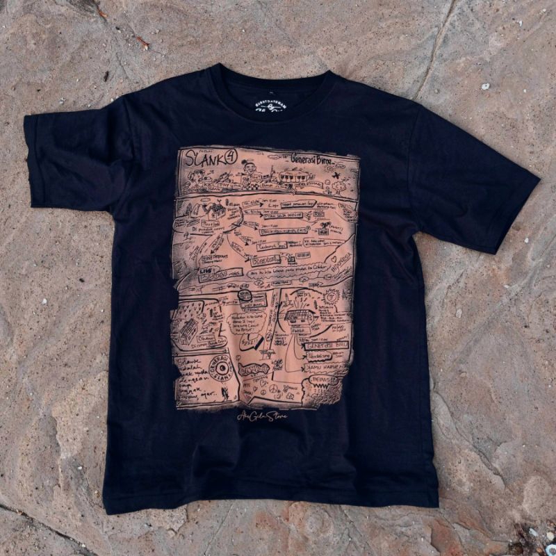 Kaos Slank - Generasi Biru - Slank Art - Distro Slank - Slank