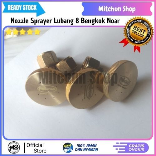 Nozzle Sprayer Lubang 8 Manual Elektrik Adjustable | Spuyer Kabut Lubang 8 Mata | Nozzle Import