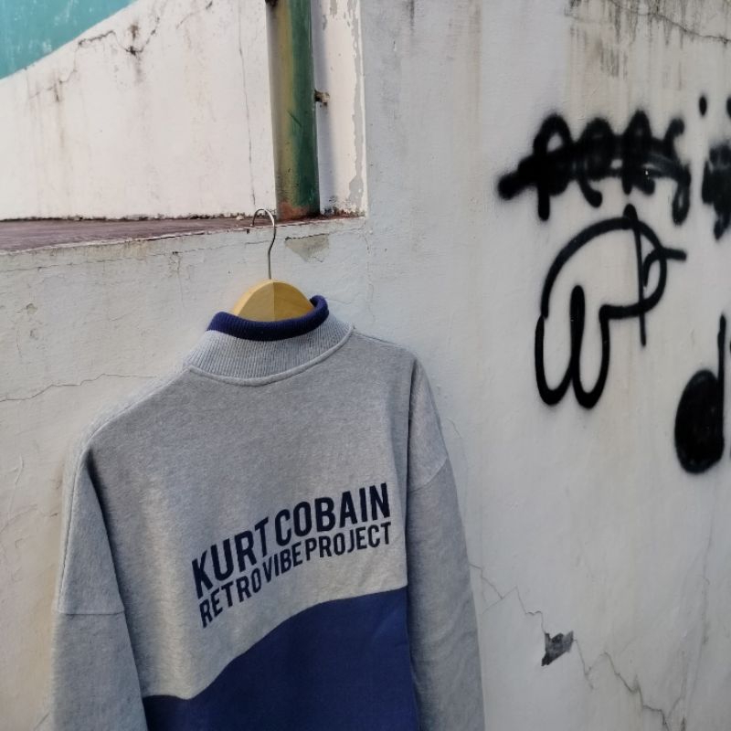 Halfzip Kurt Cobain Retrovibe by WVproject