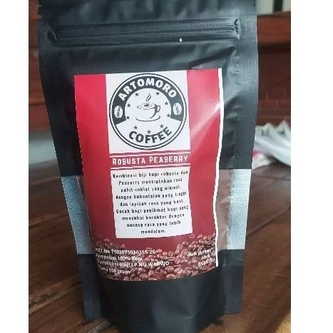 

Kopi robusta + Peaberry ARTOMORO.