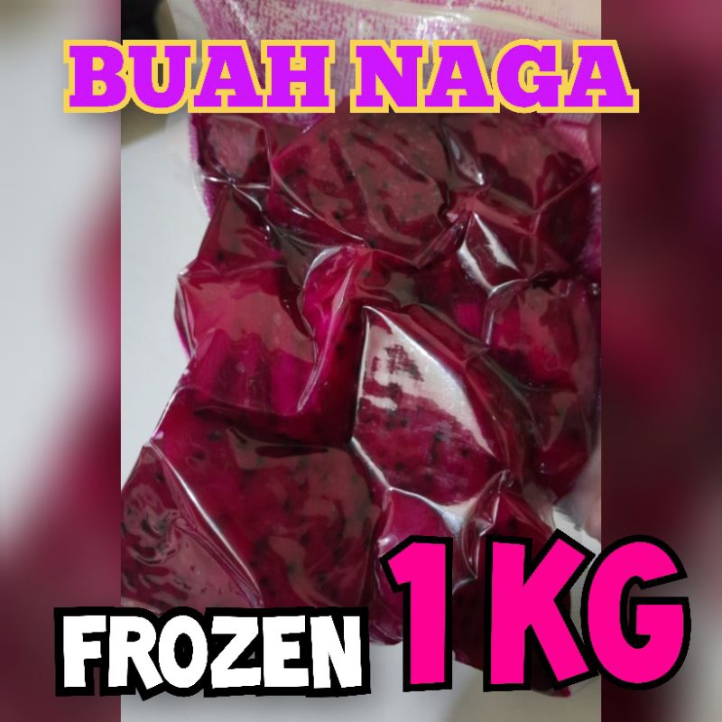 

1 KG BUAH NAGA DRAGON FRUIT FROZEN GRADE BAGUS SORTER BANDUNG MURAH GROSIR