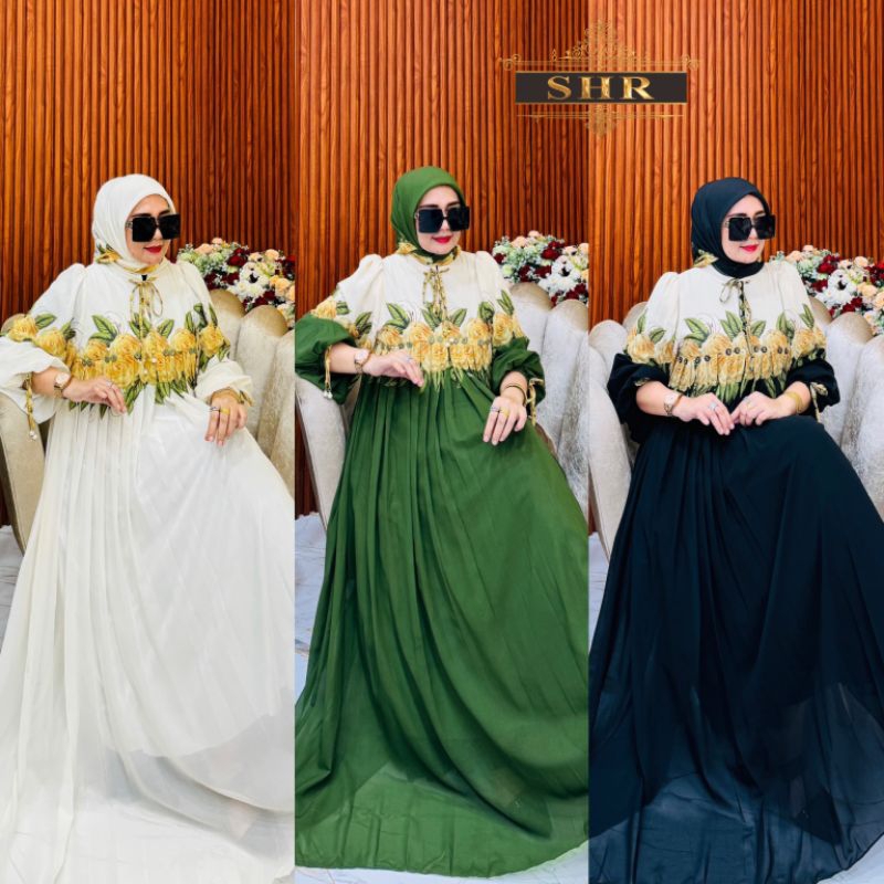 SHR MIDI DRES LUMUT EDISI LEBARAN CANTIK