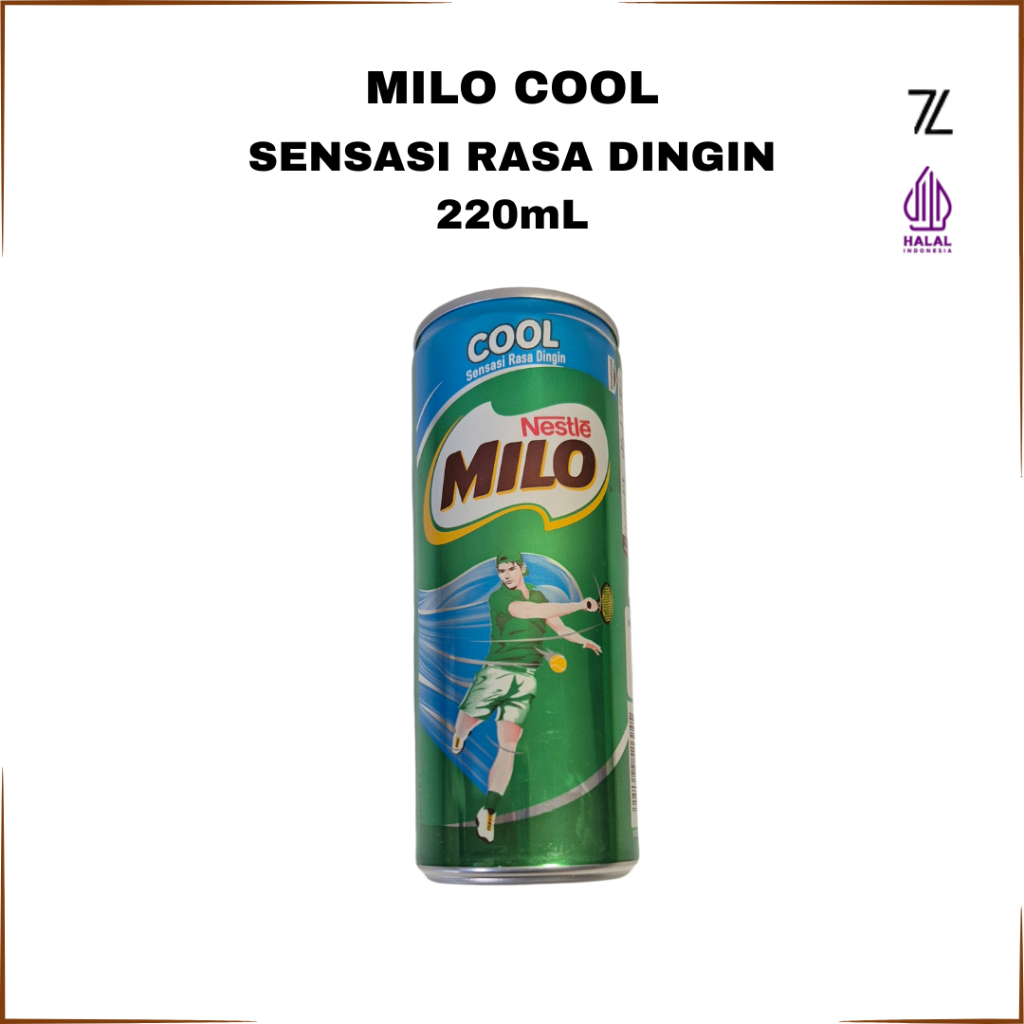 

Milo Kaleng 220mL Minuman Coklat Susu Milo Cool Sensasi Rasa Dingin