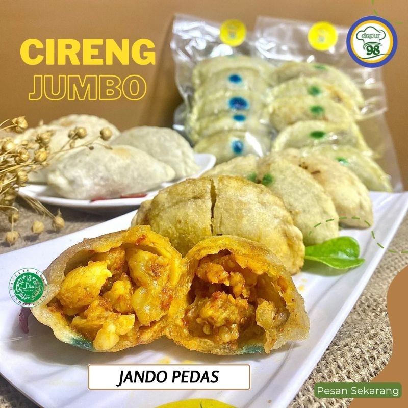 

cireng jumbo isi jando pedas