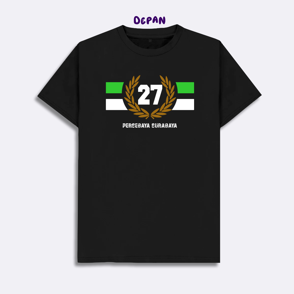 Kaos Persebaya Surabaya Desain Simple TShirt Pria Kaos Bola Persebaya