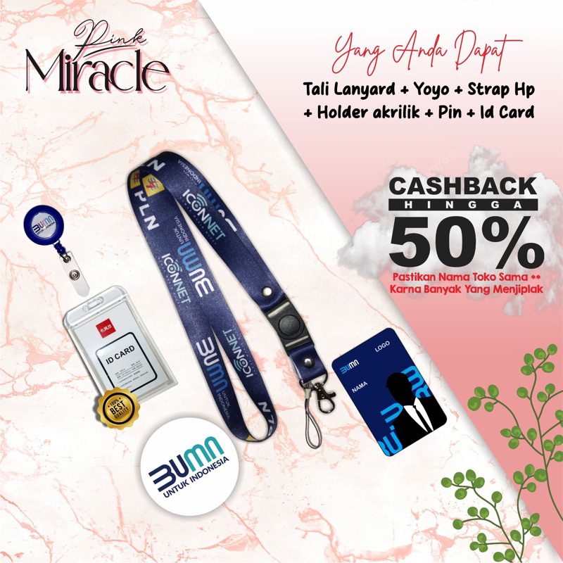 

Tali Lanyard iCONET / Tali Idcard iCONET [Ready stock] Termurah