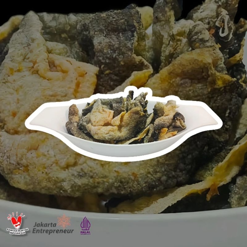 

Cemilan keripik kulit ikan patin murah
