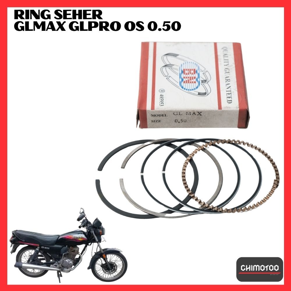 Ring Piston Seher Honda Glmax Gl Max Glpro Gl Pro  Neotech Neotec Mega Pro Megapro Lama primus Tiger