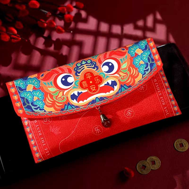 

Angpau imlek tahun baru 2025 kain tebal premium impor chinese | Angpau kain amplop merah tahun baru imlek 2025