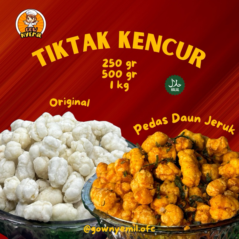 

[ALL VARIAN] TIKTAK Kencur/ Cikur Renyah by Gow Nyemil