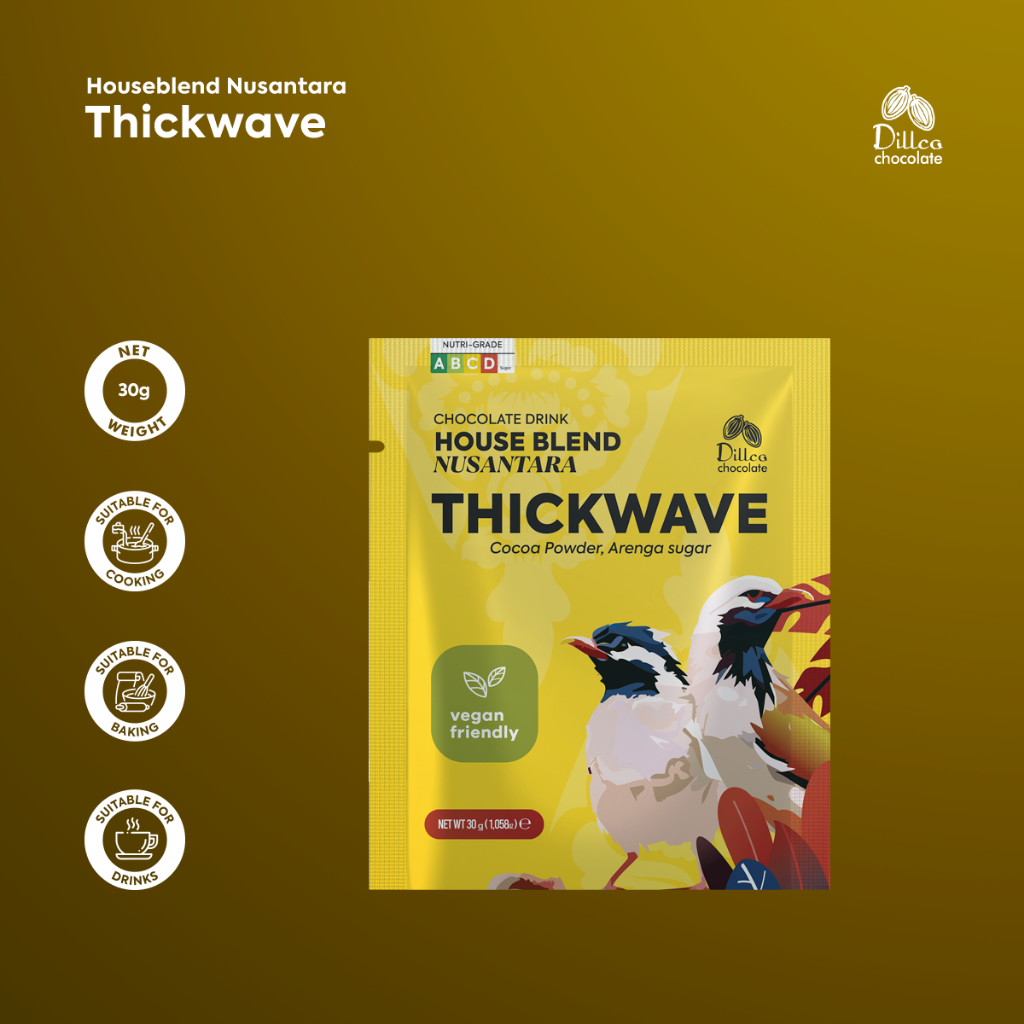 

Dillco Chocolate THICKWAVE - House Blend Series 30gr SACHET