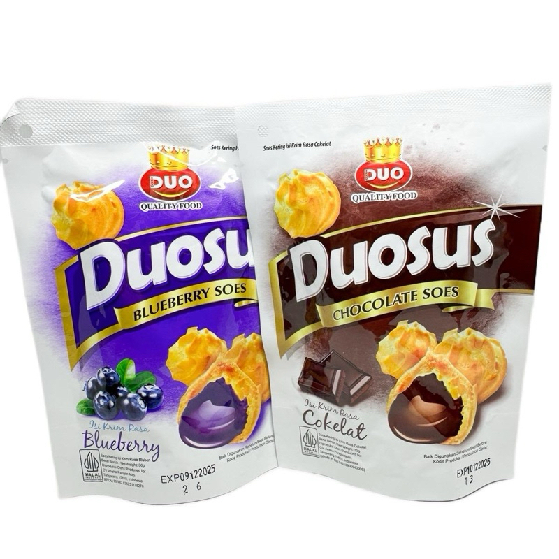 

DUO SUS RASA COKLAT & BLUEBERI PER 6 PCS Camilan Snack