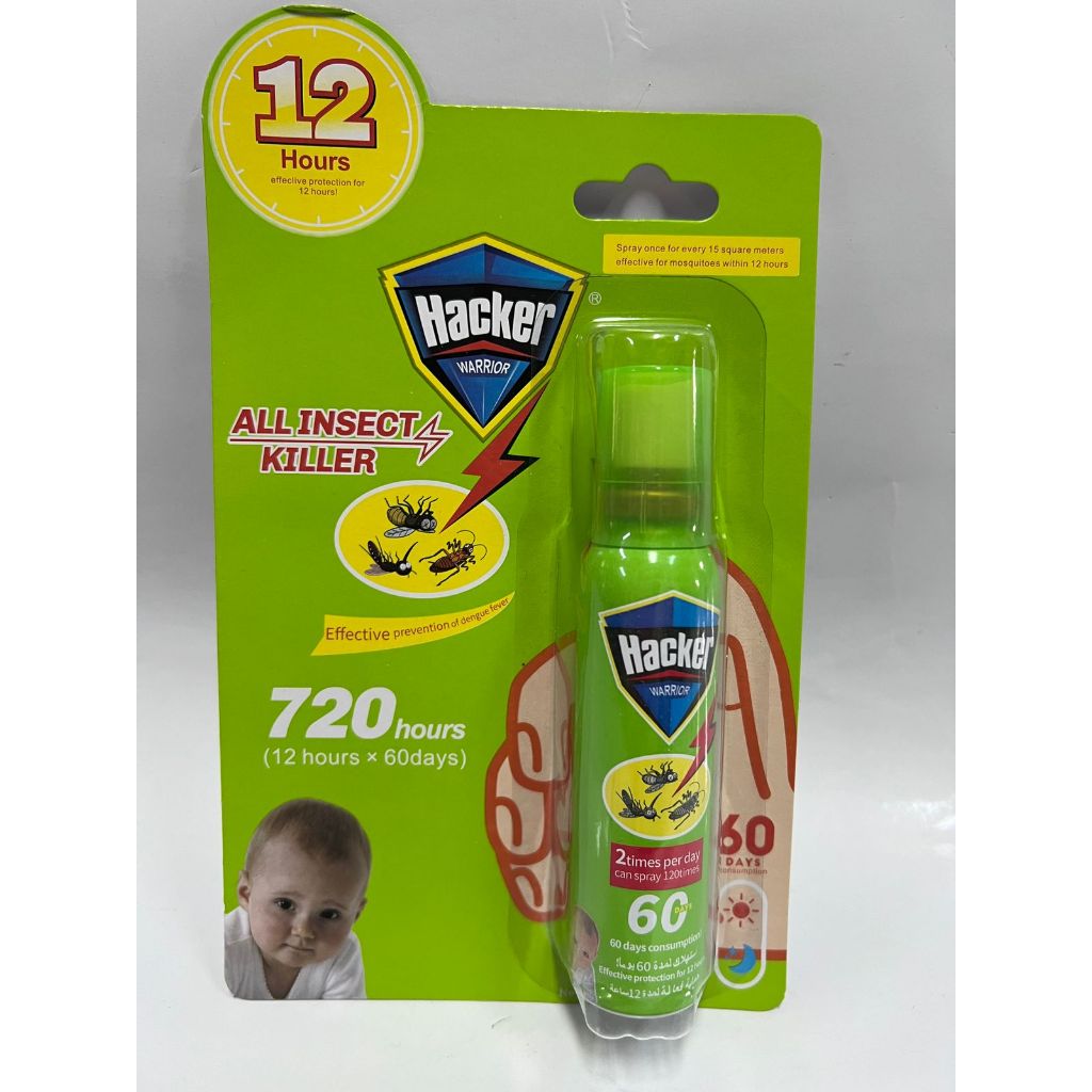Obat nyamuk semprot mini hacker, nyamuk mati dengan 1 kali semprotan aman untuk bayi dan ibu hamil
