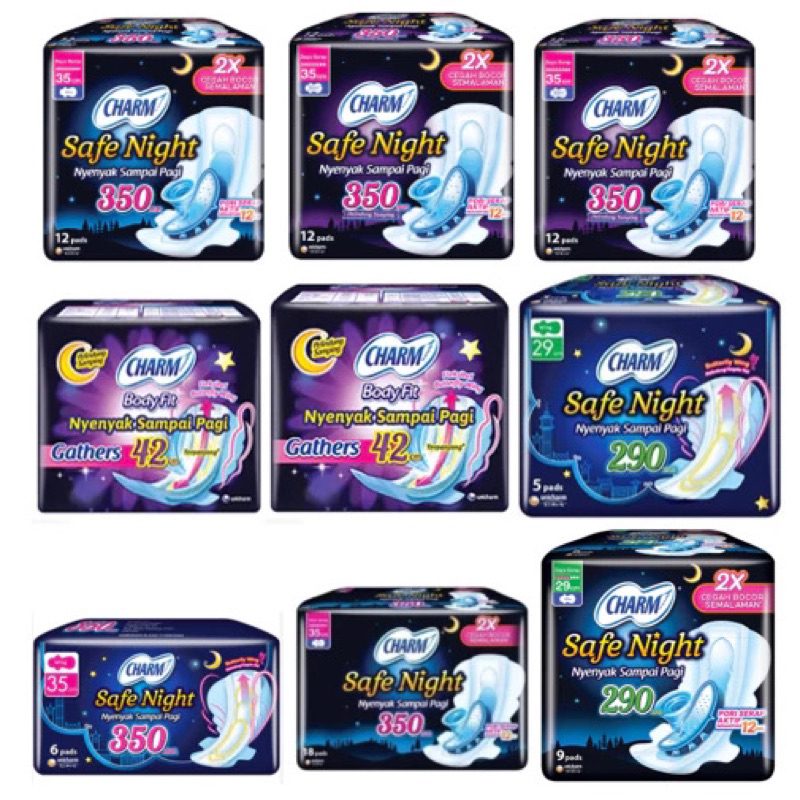 Charm safe night pembalut - charm safe night