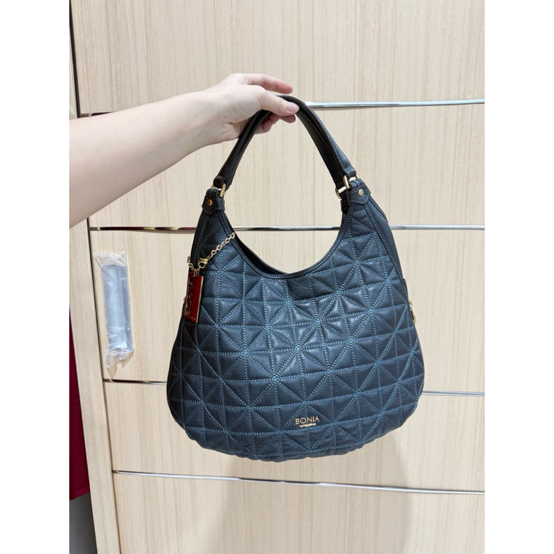 [Preloved Ori] BONIA  blue hobo shoulder bag
