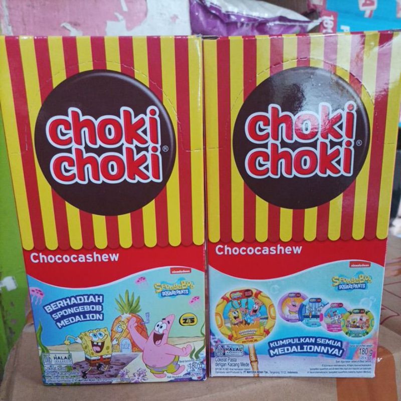 

CHOKI CHOKI 1 BOX (ISI 20pcsX9gr) BEST SELLER COKLAT PASTA CHOKICHOKI COKELAT CHOCOCASHEW