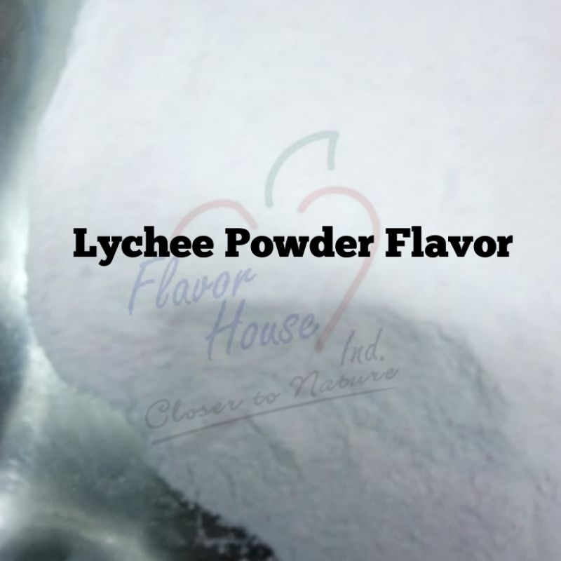 

Lychee Powder Flavor kemasan : 100 gr