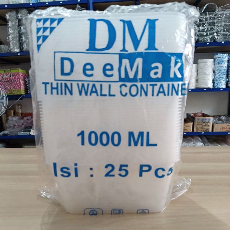 Thinwall Dm 1000ml Kotak Rectangle