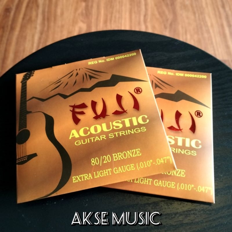 Senar Gitar Akustik 1 Set Fuji 0.10 Original