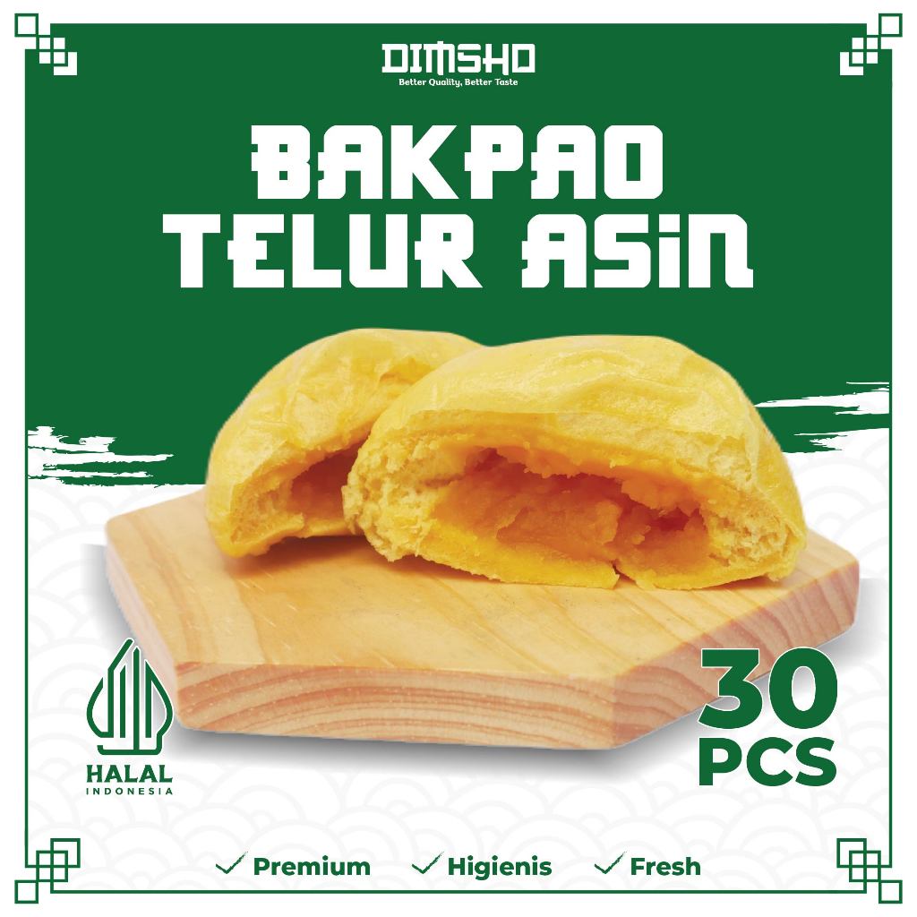 

DIMSUM BAKPAO TELUR ASIN II DIMSUM FROZEN PREMIUM HALAL II DIMSUM BAKPAO TELUR ASIN 1 PACK ISI 30 PCS