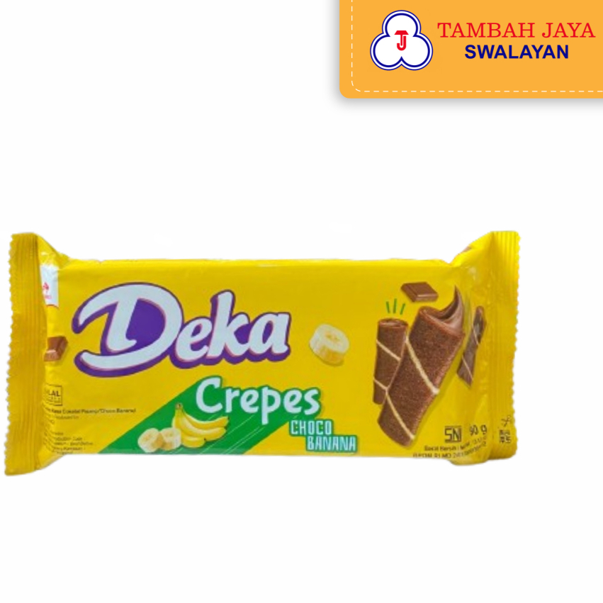 

Deka Crepes Choco Banana Dua Kelinci 90gr