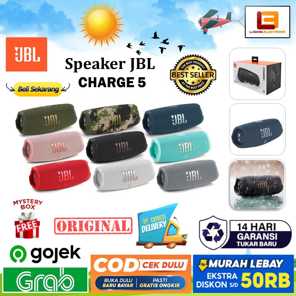 JBL Charge 5 / Charge5 Portable Waterproof Bluetooth Speaker Original