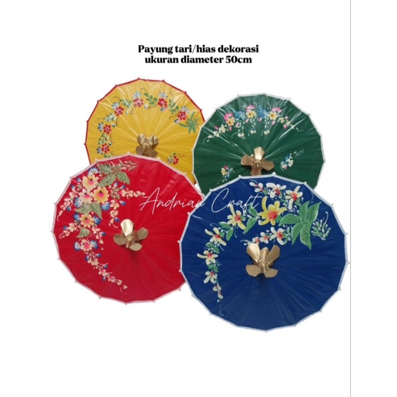 Payung tari/payung dekorasi/payung kertas/payung nari/payung hiasan/payung geulis