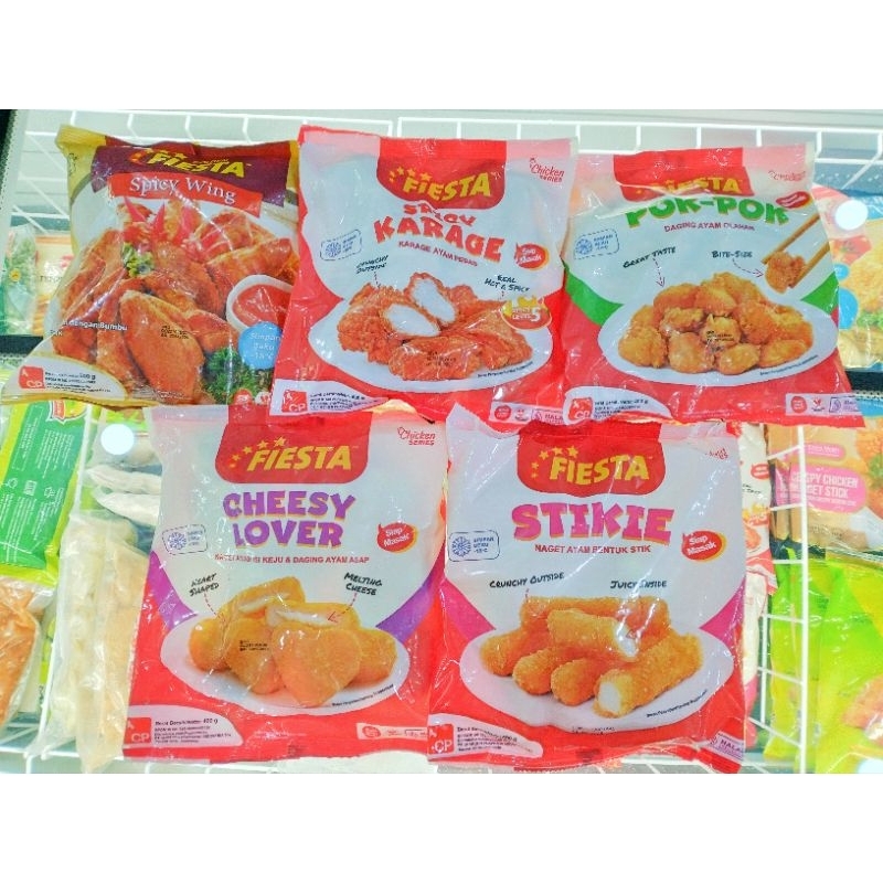 

[INSTANT & SAMEDAY ONLY] Fiesta Frozen Chicken Nugget Naget Ayam Beku Lokal HALAL